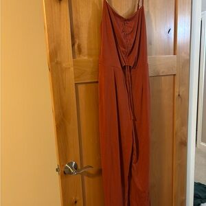 Women's Rust Jumpsuit